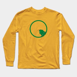 Squid on circle Long Sleeve T-Shirt